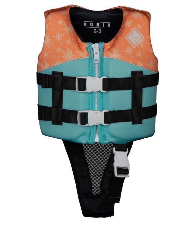 Ronix Laguna Girls Life Vest (2022) - Peach - Waterskiers World