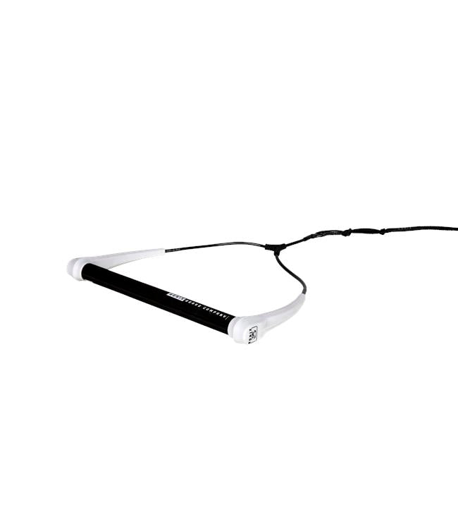 Ronix North Wakeboard Handle - three-quarter angle of handle bar with suede grip in standard view