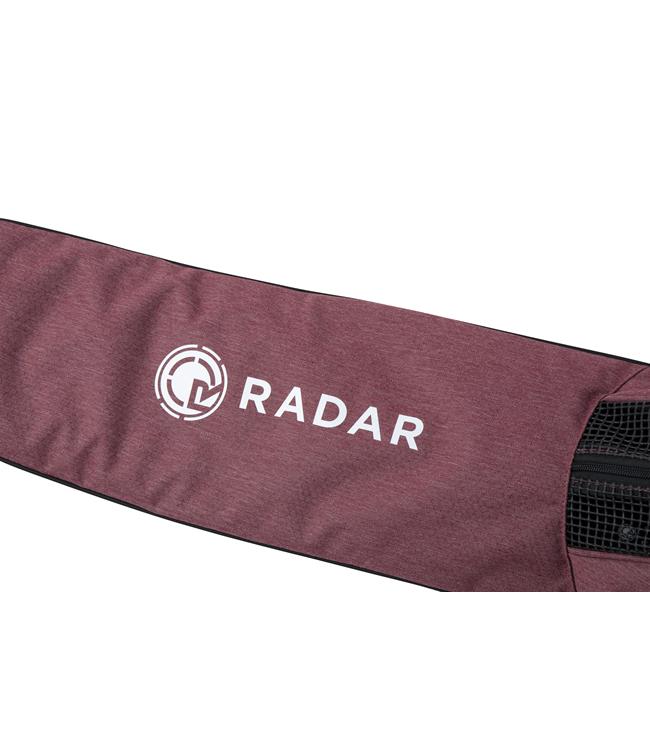 Radar Ladies Padded Slalom Ski Bag — womens padded ski bag showing Radar logo branding on the top panel
