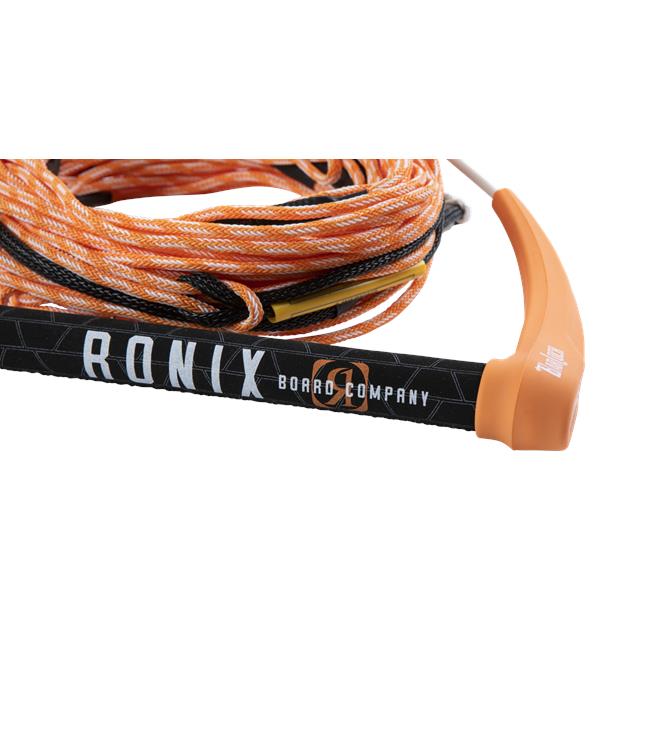 Ronix Womens Combo Wakeboard Rope & Handle - detail shot of suede grip and handle bar construction