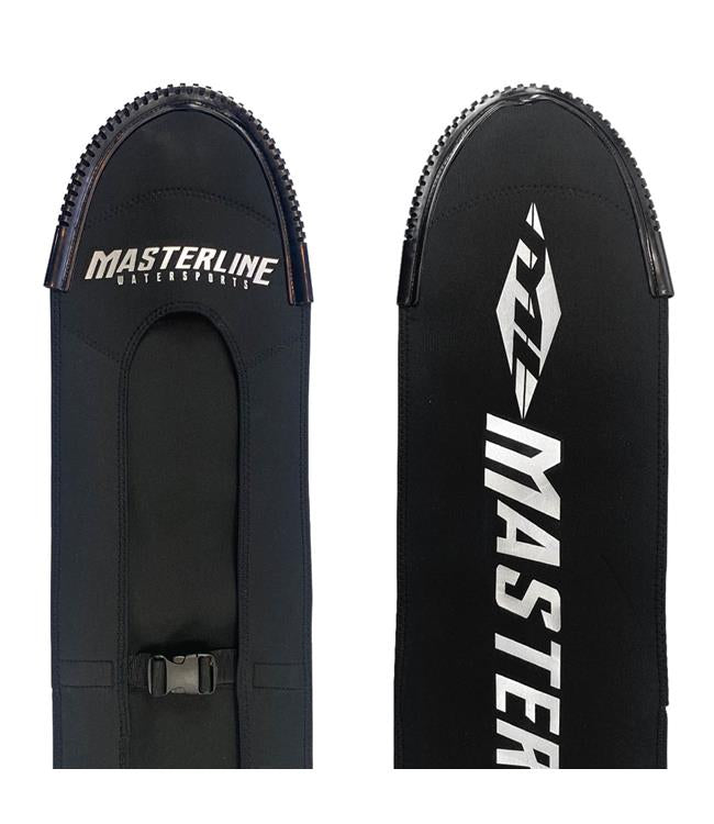 Masterline Deluxe Neo Ski Cover full sleeve view — neoprene wrap that fits slalom skis up to 69 inches