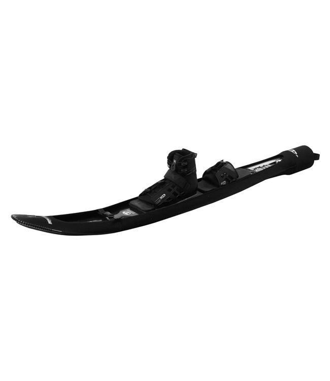Masterline Deluxe Neo Ski Cover three-quarter angle — 2mm neoprene slalom sleeve with PVC fin protector