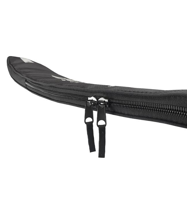 Masterline Deluxe Mens Slalom Ski Bag alternate angle — padded shoulder strap and Velcro grab handle visible