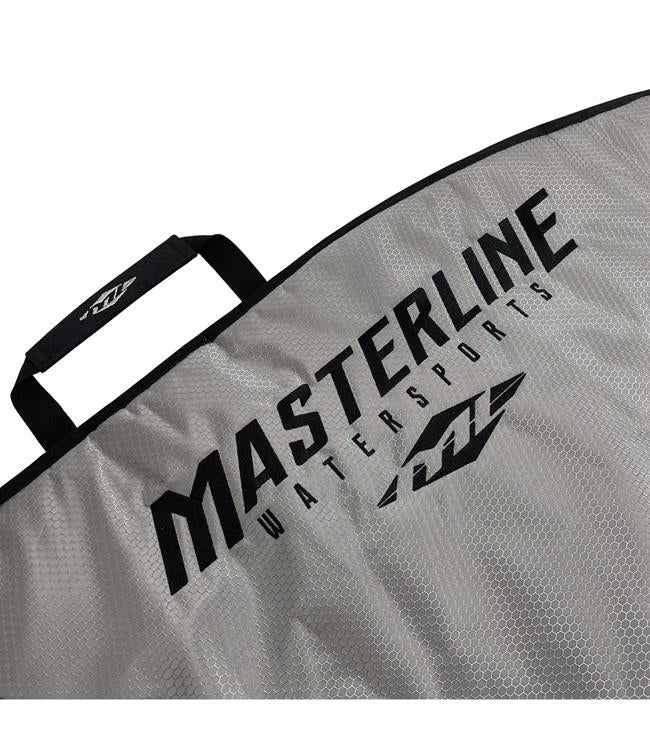 Masterline Deluxe Wakesurf Cover - velcro carry handle detail on heavy duty 600D textured shell