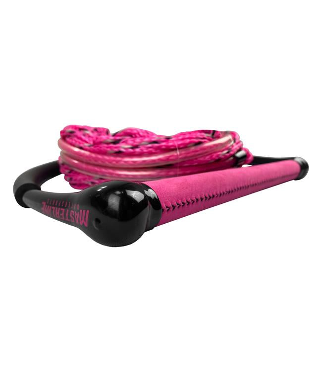 Masterline Elite Ladies Wakeboard Rope & Handle in Pink - close-up of Fusion mainline section