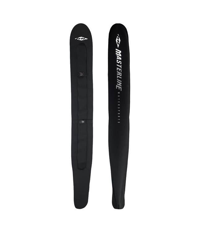 Masterline Standard Neo Ski Cover full sleeve view — neoprene wrap that fits slalom skis up to 69 inches