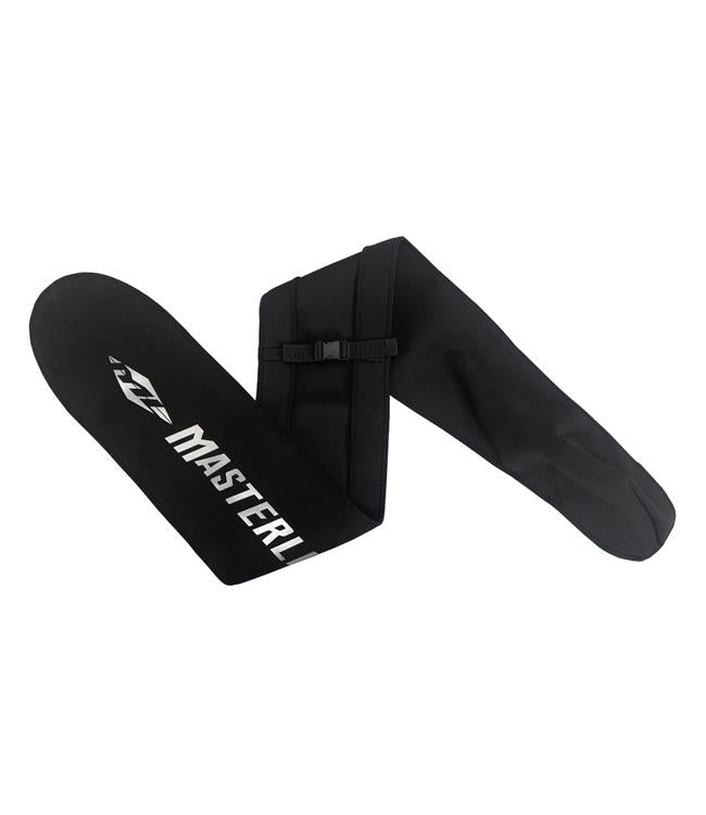 Masterline Standard Neo Ski Cover folded for storage — neoprene sleeve compressed when not in use
