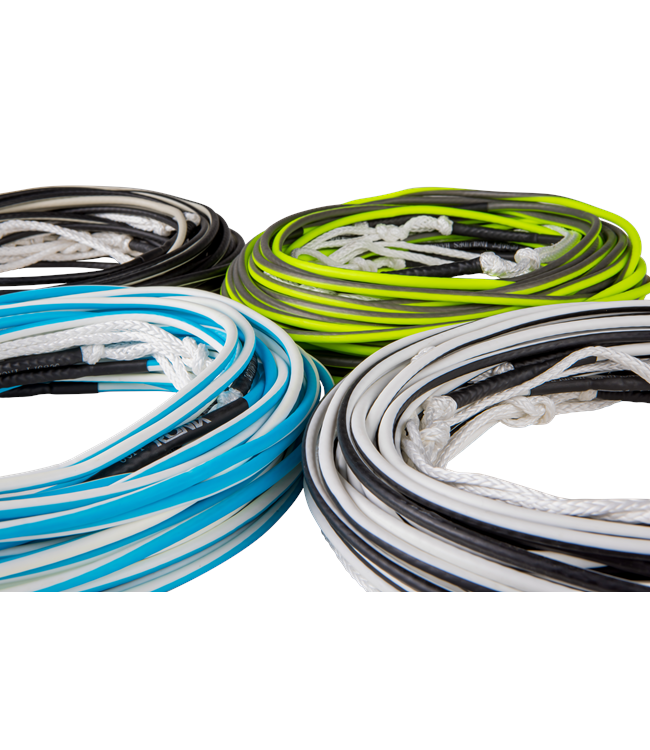 Ronix R8 Floating Mainline - first inset close-up of Spectra Fusion cover construction