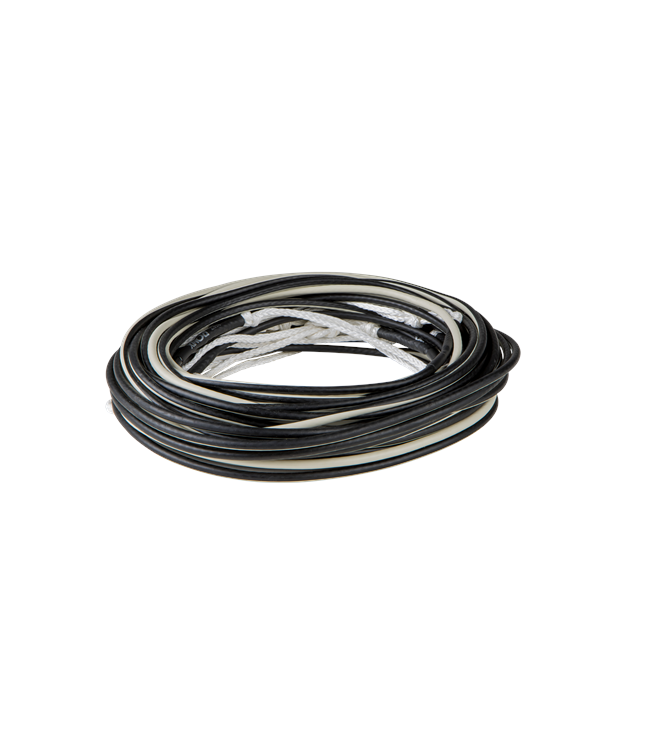 Ronix R8 Floating Mainline in Sand/Black - alternate three-quarter angle of complete rope