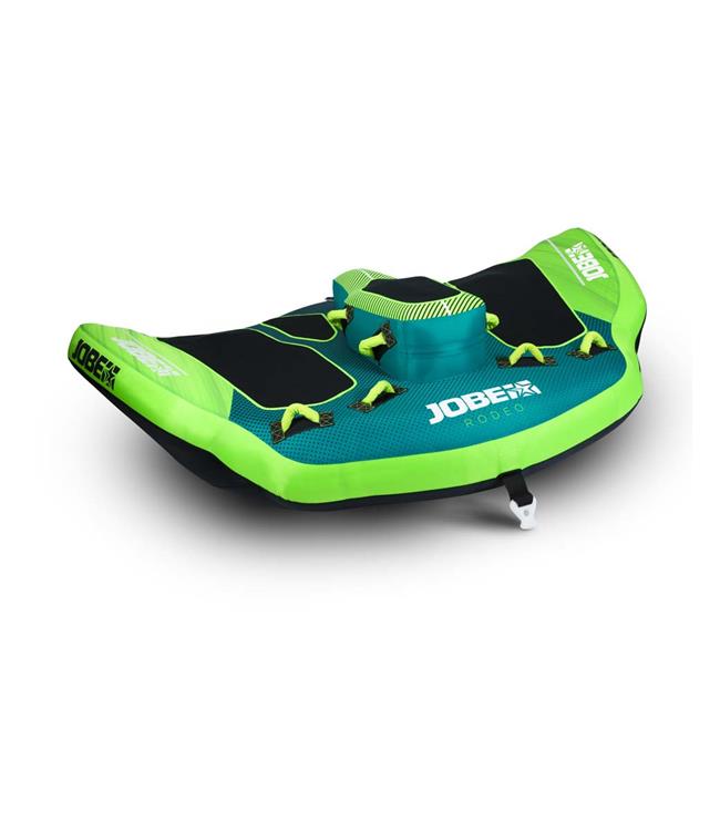 Jobe Rodeo 3-person wing-style ski tube - studio product shot showing raised centre seat layout