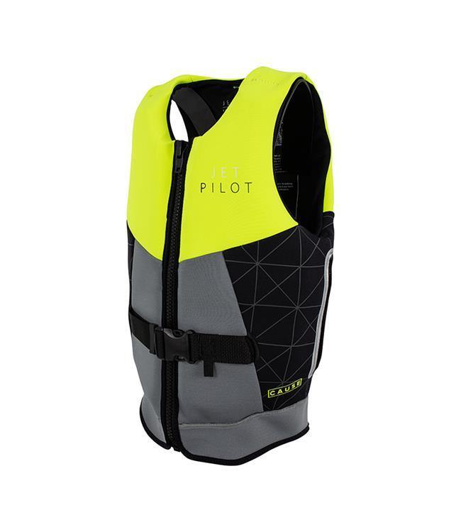 Jetpilot The Cause Womens L50 Life Vest (2021) - Yellow/Grey - Waterskiers World
