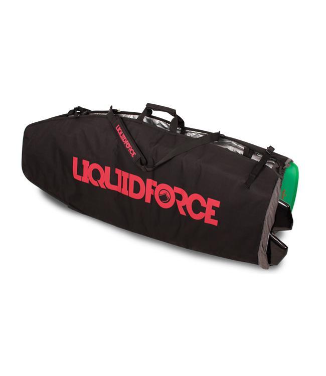 Liquid Force 4 Board Bimini Wakesurf Cover - bimini-mounted boat rack holding four wakesurf boards