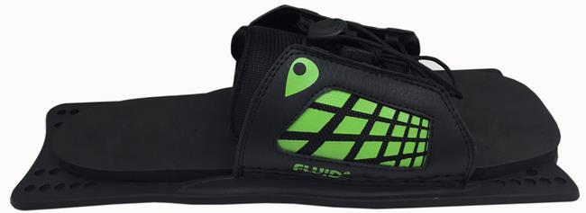 Fluid Genesis Adjustable Rear toe Plate (2019) - Lime - Waterskiers World