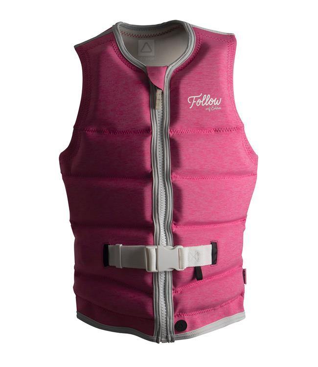 Follow Surf Edition Womens Life Vest (2022) - Pink - Waterskiers World