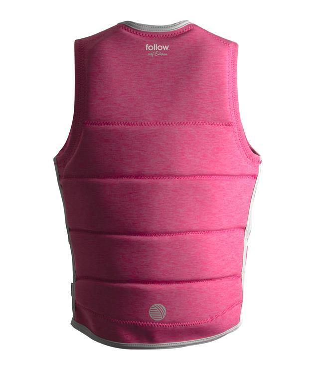 Follow Surf Edition Womens Life Vest (2022) - Pink - Waterskiers World