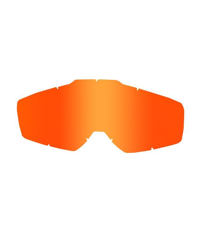 Jetpilot Replacement Radium Lens in Red Mirror polarised tint, sized to fit the Jetpilot Radium goggle frame