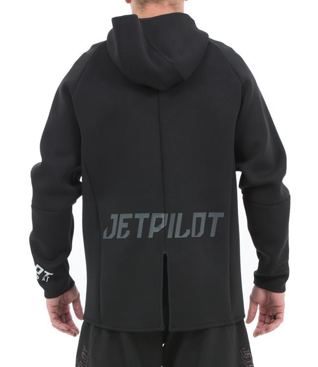 Jetpilot Flight Mens Hooded Tour Coat (2022) - Black - Waterskiers World