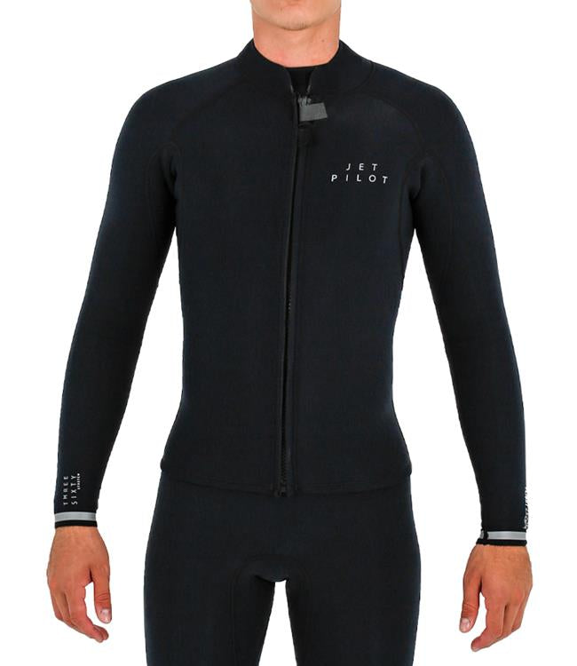 Jetpilot Flight Front Zip Long Sleeve Heater Top (2022) - Waterskiers World