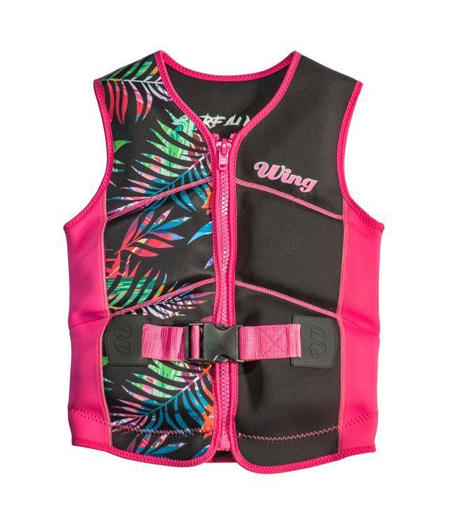 Wing Realm Girls Life Vest (2021) - Pink - Waterskiers World