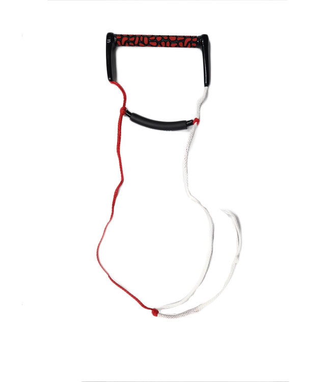 Masterline Classic Long V Handle - red colourway view of the recreational water ski handle