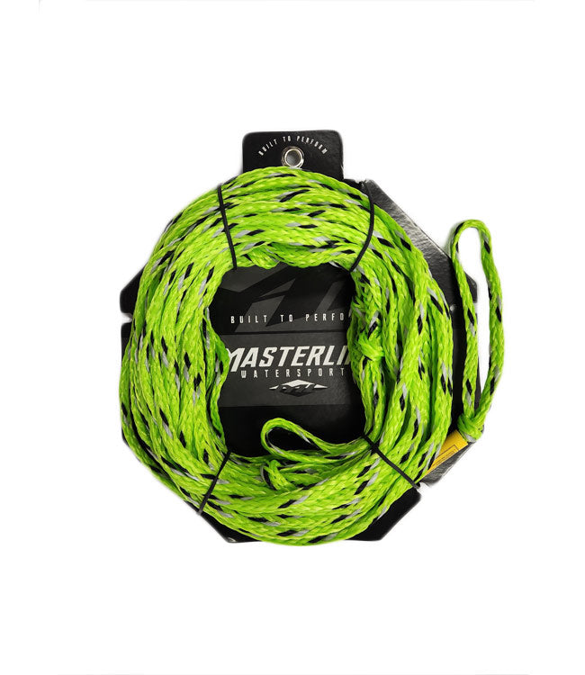Masterline Elite Wakeboard Rope in Green - standalone Fusion mainline rope alternate colourway