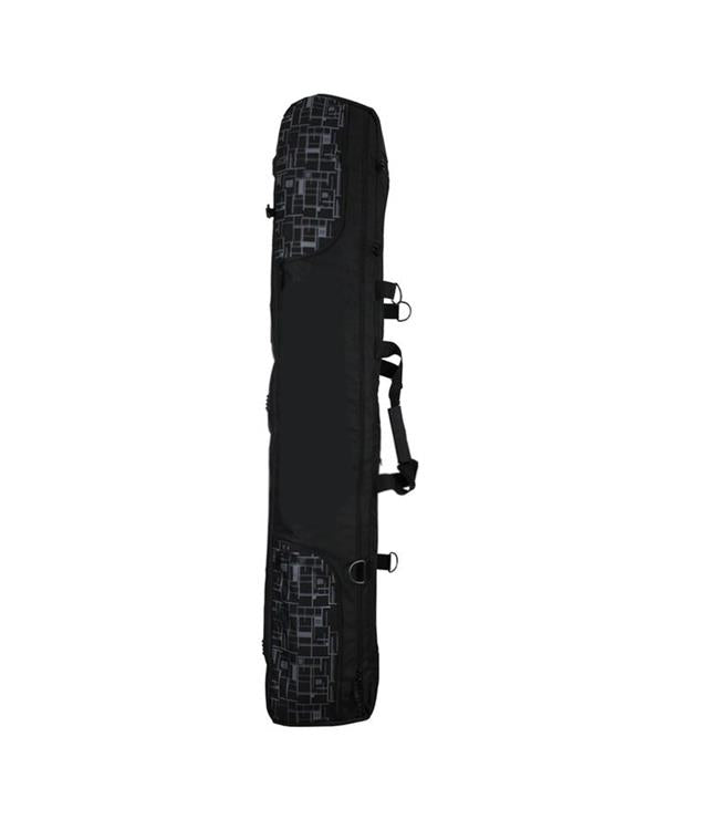Masterline 1 Event Roller Bag — padded slalom ski roller bag with urethane wheels, shoulder strap, and full-length zipper