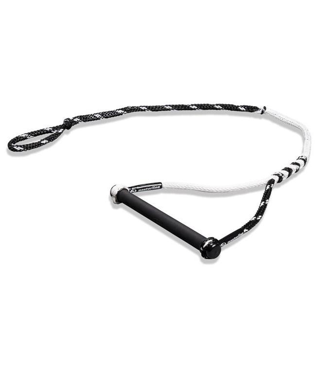 Masterline Custom Team Water Ski Handle - white and black colourway view of the slalom water ski handle