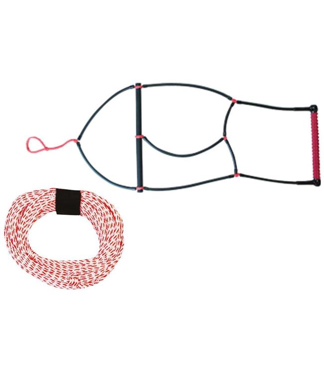 OBrien Combo Training Rope & Handle - primary view of the learn-to-ski trainer rope with crossbar handle