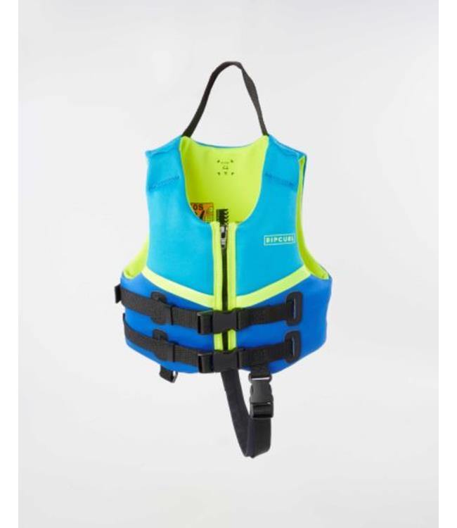 Ripcurl Omega Boys Life Vest (2022) - Blue - Waterskiers World