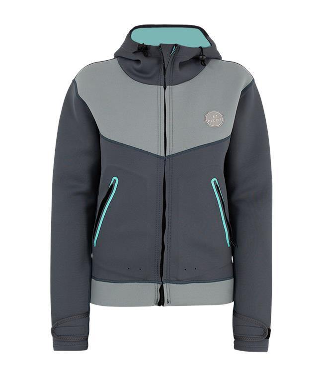 Jetpilot Flight Womens Tour Coat (2022) - Charcoal - Waterskiers World