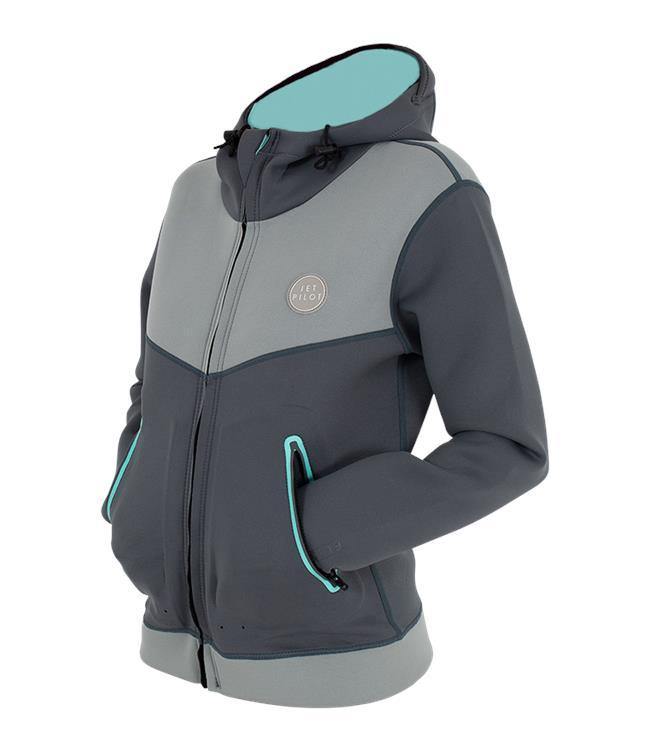 Jetpilot Flight Womens Tour Coat (2022) - Charcoal - Waterskiers World