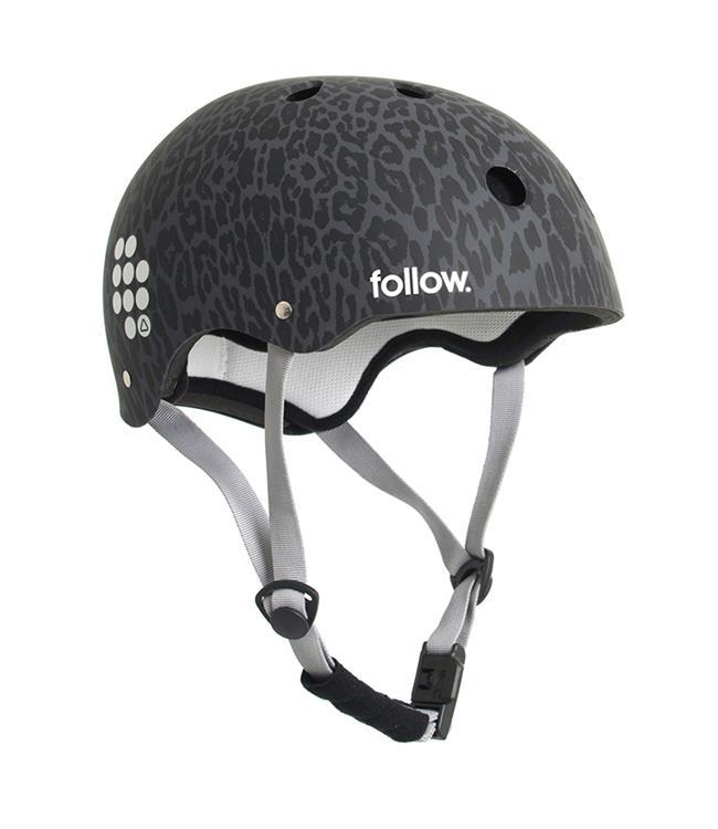 Follow Pro Graphic Wake Helmet - Leopard - Waterskiers World