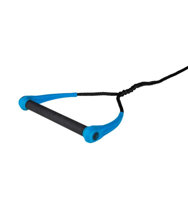Radar Vapor Barlock 12'' SuperGrip Slalom Handle - angle view of the SuperGrip bar with BarLock attachment