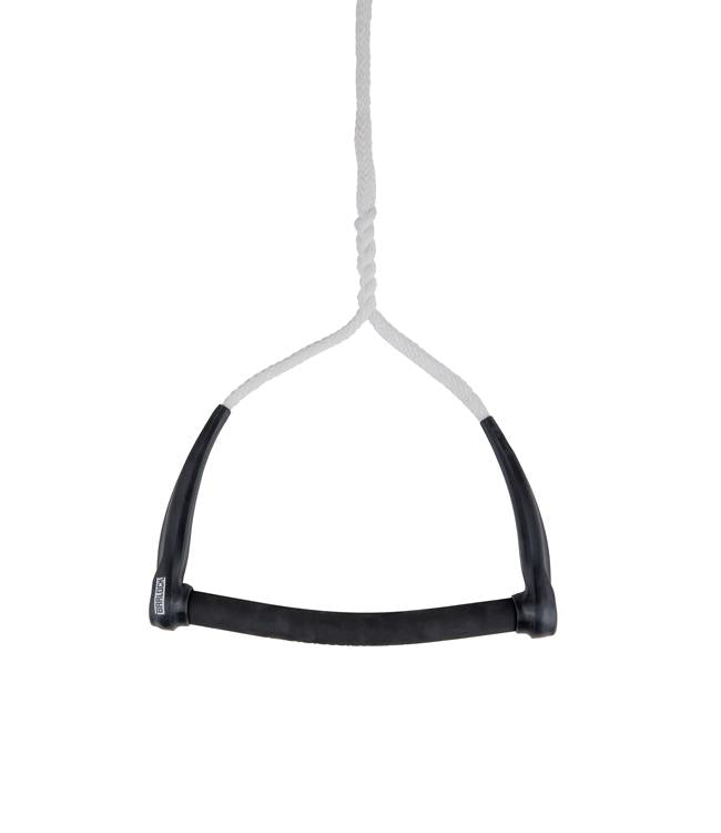 Radar Vapor Barlock Arc Grip 13" Slalom Handle - top view of the arc grip profile and end caps