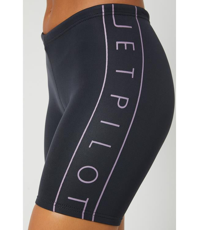 Jetpilot Cause 9" Womens Neo Shorts (2023) - Charcoal