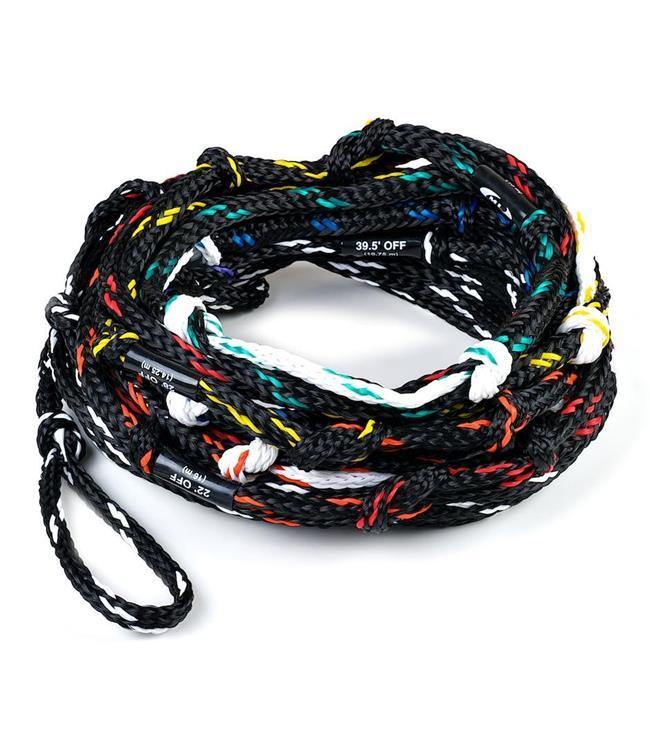 Masterline Progressor Deluxe Mainline - primary view of the slalom shortline learning rope with extra loops