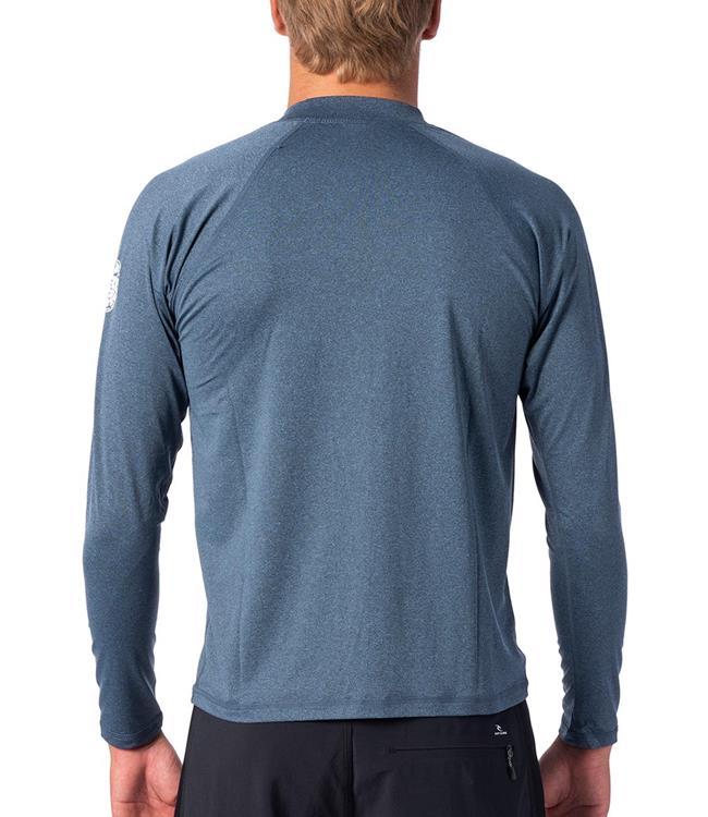 Ripcurl Shockwave Relaxed Fit Long Sleeve UV Tee (2020) - Navy - Waterskiers World