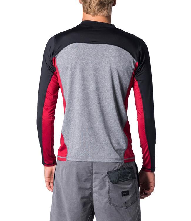 Ripcurl Underline Relaxed Long Sleeve UV Tee (2020) - Red - Waterskiers World