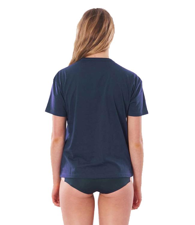 Ripcurl Searchers Womens Short Sleeve UV Tee (2021) - Navy - Waterskiers World