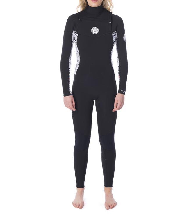 Ripcurl Dawn Patrol Womens 3/2mm Chest Zip Steamer (2020) - Waterskiers World