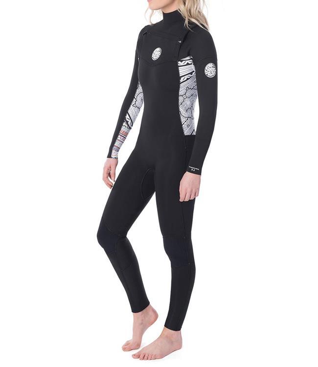 Ripcurl Dawn Patrol Womens 3/2mm Chest Zip Steamer (2020) - Waterskiers World