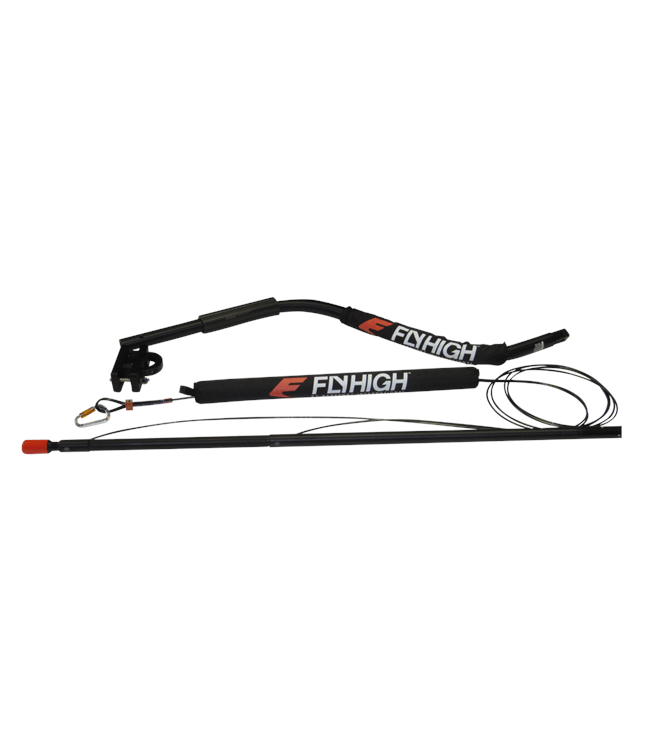 Barefoot International Deluxe Quad V-Drive Boom alternate view showing the passenger-side mounting orientation