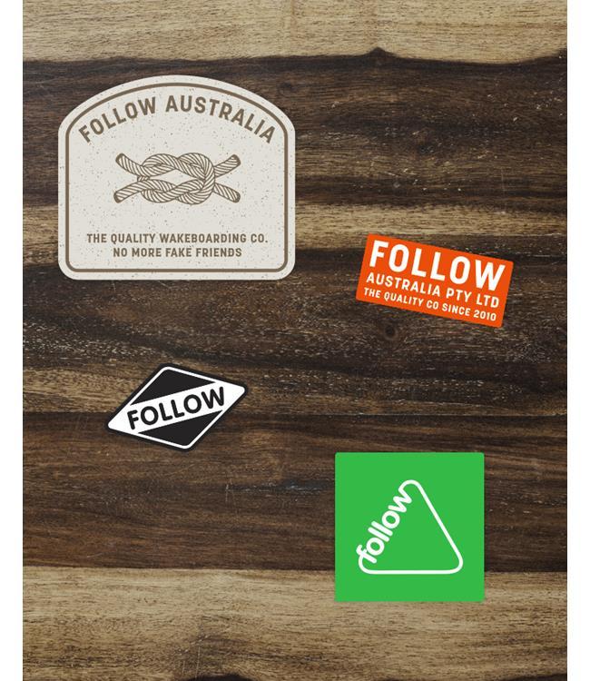 Follow Promo Sticker Pack - Waterskiers World