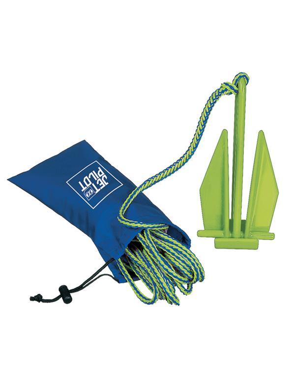 Jetpilot Lightweight Fluke Anchor with folding fluke arms and rope eyelet for jet ski overnight anchoring
