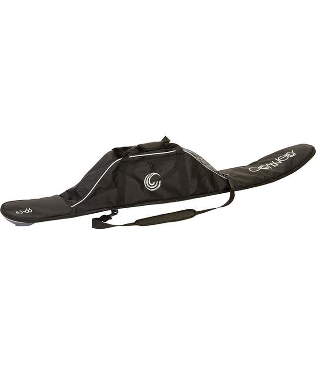 Connelly Pro Series Cover — padded slalom ski cover with centre zipper, integrated fin protection, and mesh vent panel