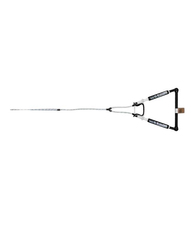 Barefoot International Front Toe Bear Trap Handle - expert barefoot handle with collapsing toe strap on Poly-E rope