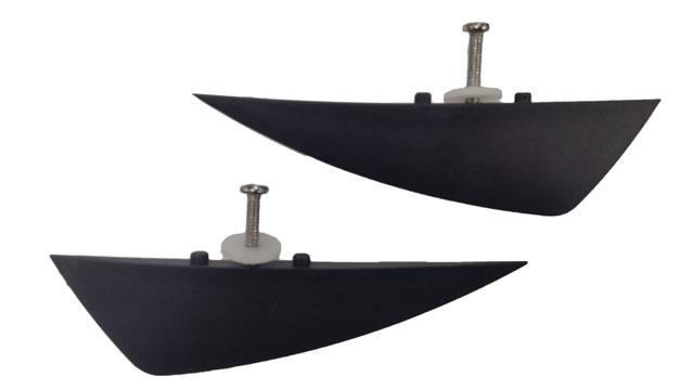 Test Pilot Plastic Wakeboard Fin Pair 1.9"