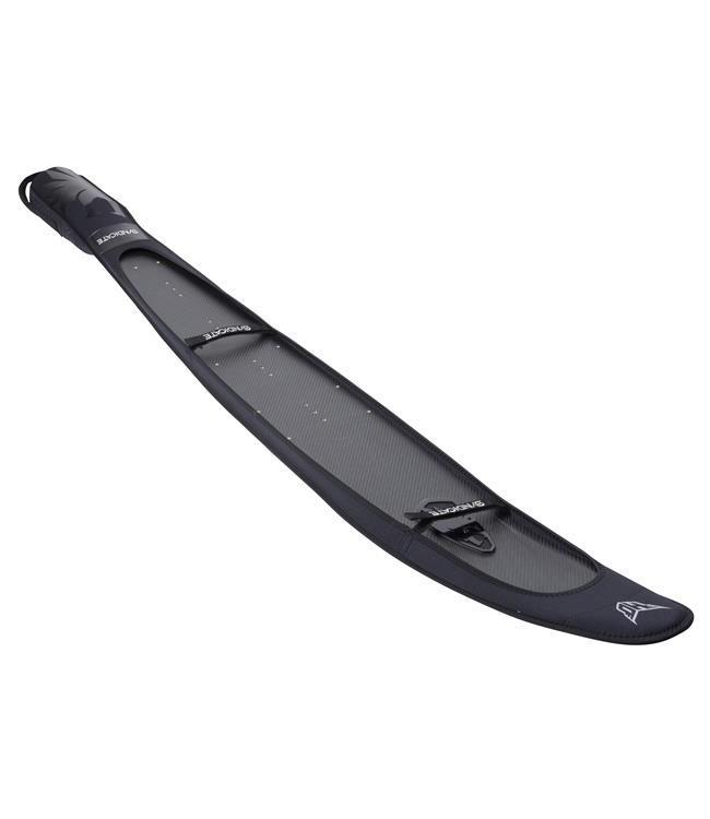 HO Syndicate Neoprene Slalom Ski Sleeve — padded neoprene slalom sleeve with solid fin protection at the base