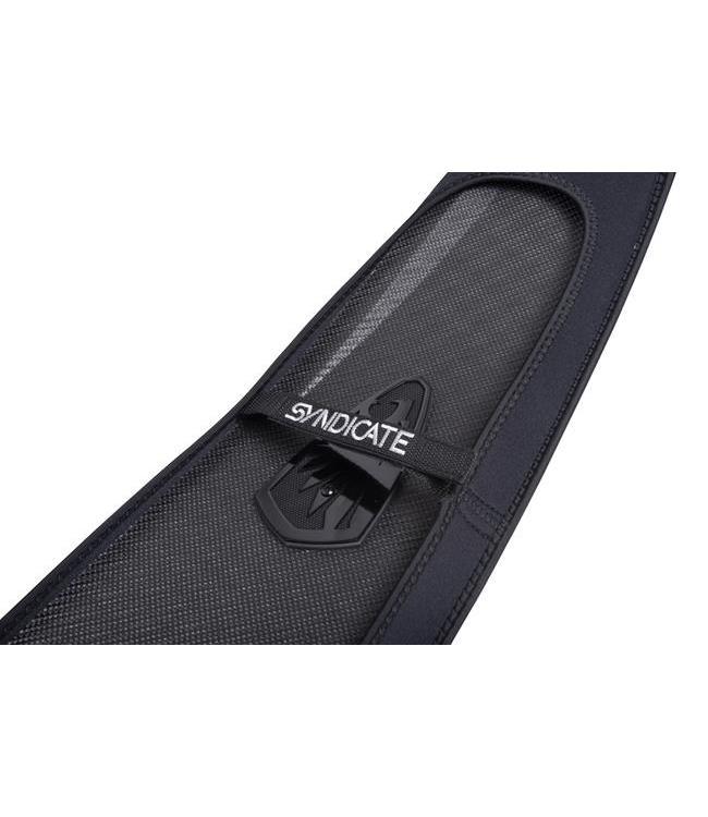 HO Syndicate Neoprene Slalom Ski Sleeve side view — shoulder strap detail for carrying from car to dock
