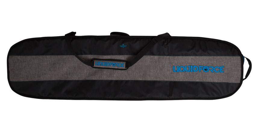 Liquid Force Wheeled Board Bag XL in Black – wheeled wakeboard travel bag that fits boards up to 160cm